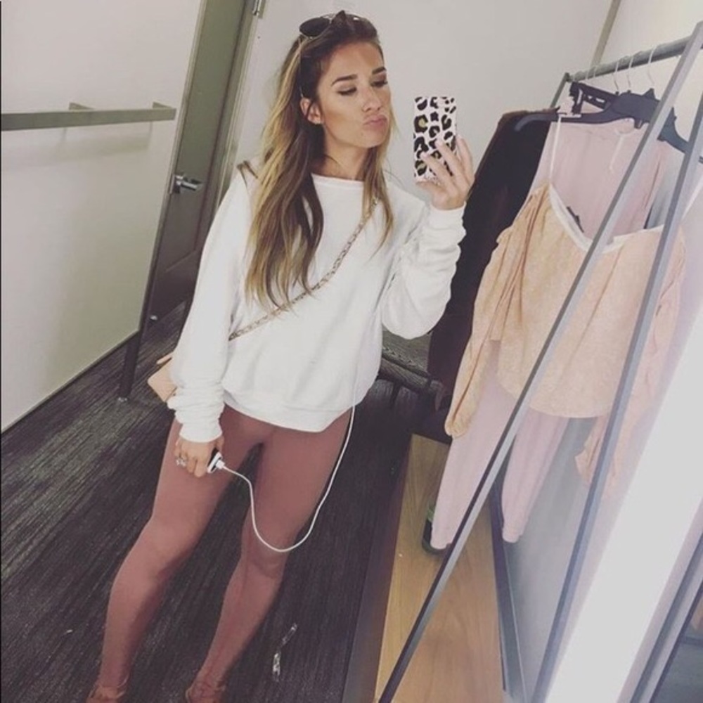 ASO Jessie James Decker Koral lustrous leggings